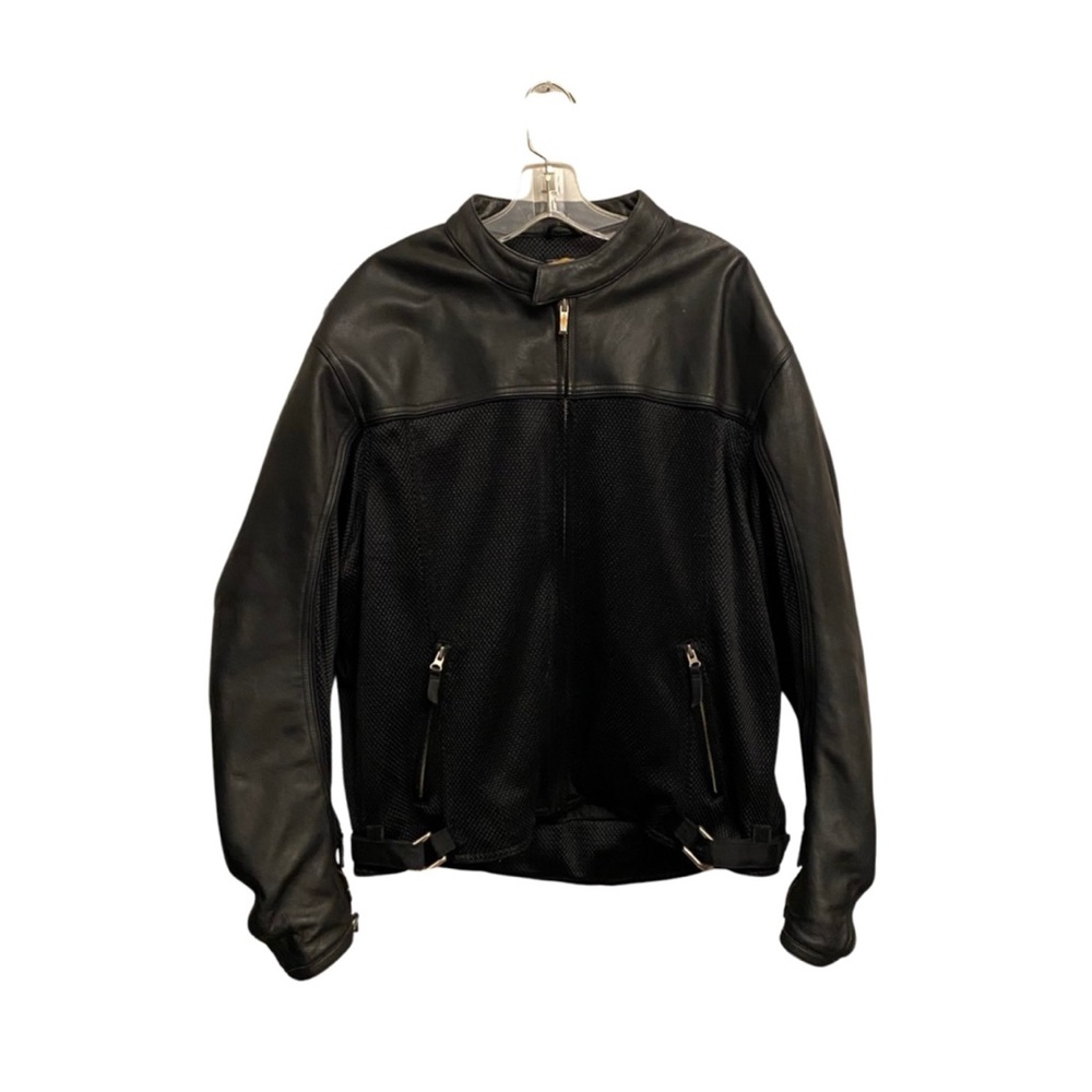 Power Trip Armored Mesh Motorcycle Cruiser Jacket Size XL.